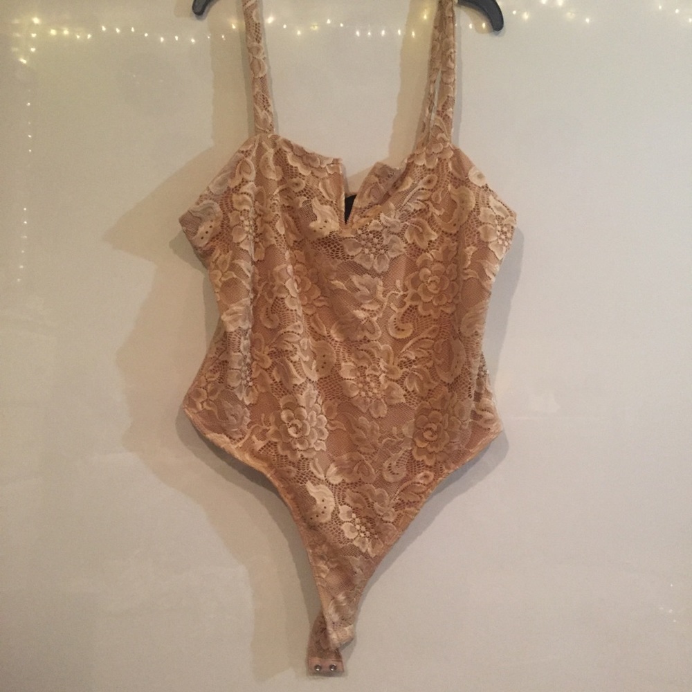Nude Lace Bodysuit